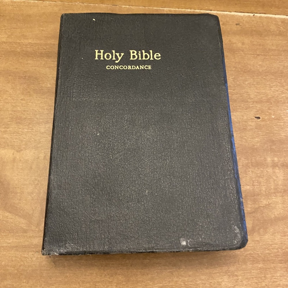 Holy Bible KJV World Publishing Concordance Red Letter Edition Vintage 1973